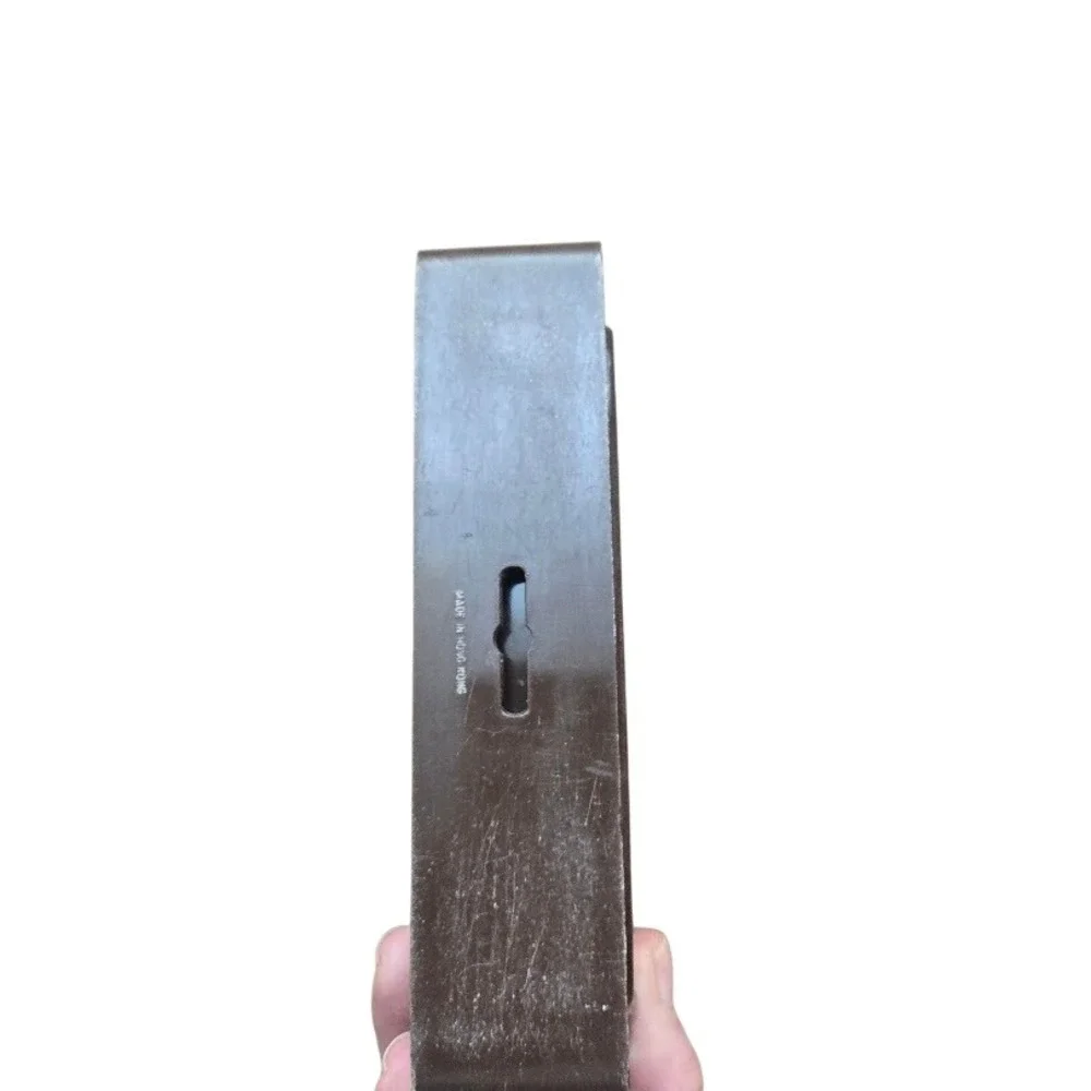 80s Square Vanity Mirror Magnified Side Brown‎ Plastic Stand Adjustable Tilt